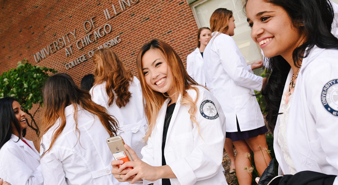 Students celebrating