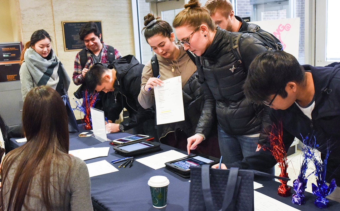 Students on Giving Tuesday