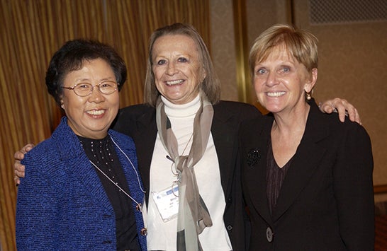 Mi Ja Kim, Mitzi Duxbury, Karyn Holm