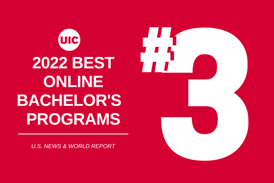 Graphic reporting rank of #3 in 2022 Best Online Bachelor's Programs ranking