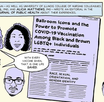 Vaccinated at the Ball comic
                  
