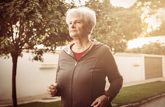 Older Adult Jogging