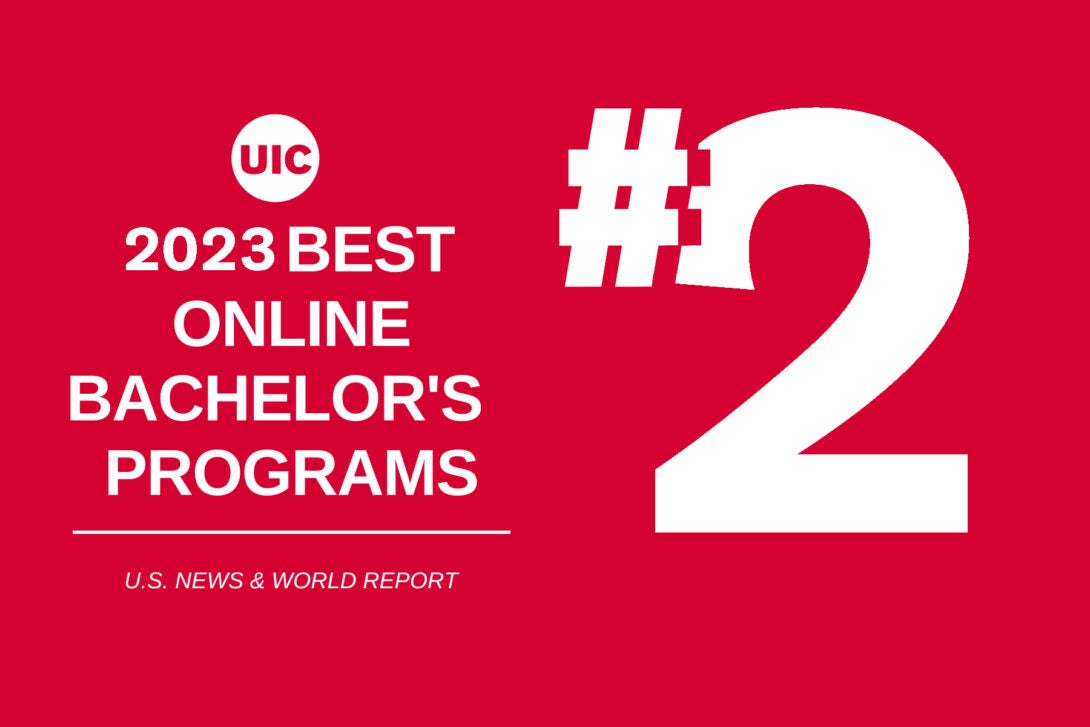 Graphic reporting rank of #2 in 2023 Best Online Bachelor's Programs ranking